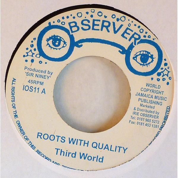 英7” Third World / Barry Brown Roots With Quality /...