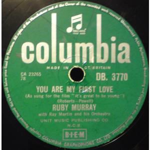 英78RPM/SP Ruby Murray, Ray Martin &amp; His  You Are M...
