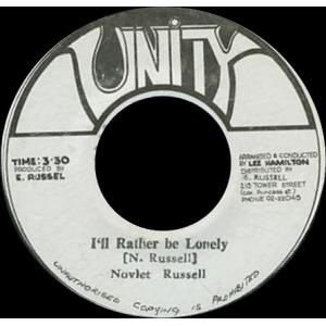 ジャマイカ7” Novlet Russell / The Kangaroos Ill Rather ...