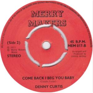 英7” Denny Curtis Love in Quarantine MEM017 Merry Makers /00080