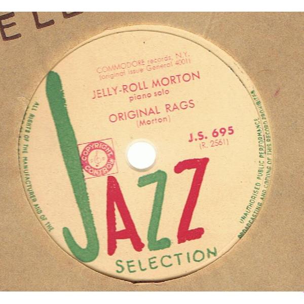 仏78RPM/SP Jelly Roll Morton Mamies Blues / Origina...