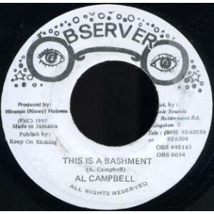 ジャマイカ7” Al Campbell This Is A Bashment OBS0054 Obs...