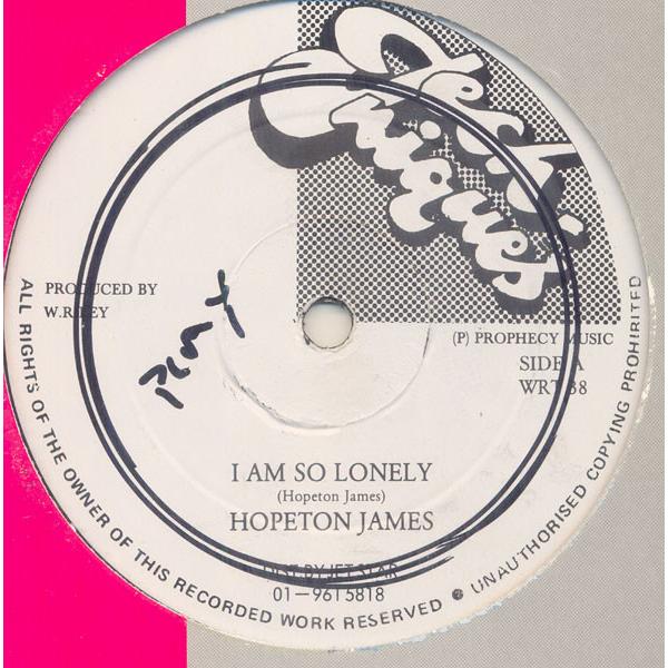 英12” Hopeton James I Am So Lonely WRT38 Techniques...