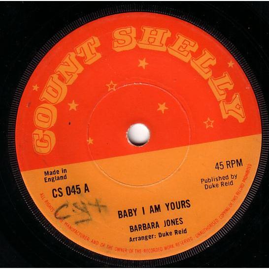 英7” Barbara Jones Baby I Am Yours CS045 COUNT SHEL...