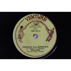 英7” Desi Page Message From Jamdown / Message Received VEN7704 VENTURE RECORDS /00080