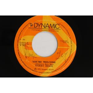 ジャマイカ7” Barry Biggs Youre Welcome / Welcome Rock D101 DYNAMIC SOUNDS /00080