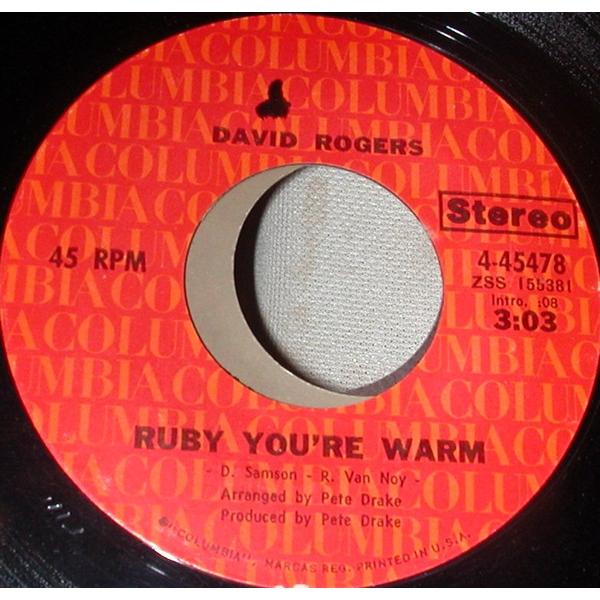 米7” David Rogers Ruby Youre Warm 445478 COLUMBIA /...