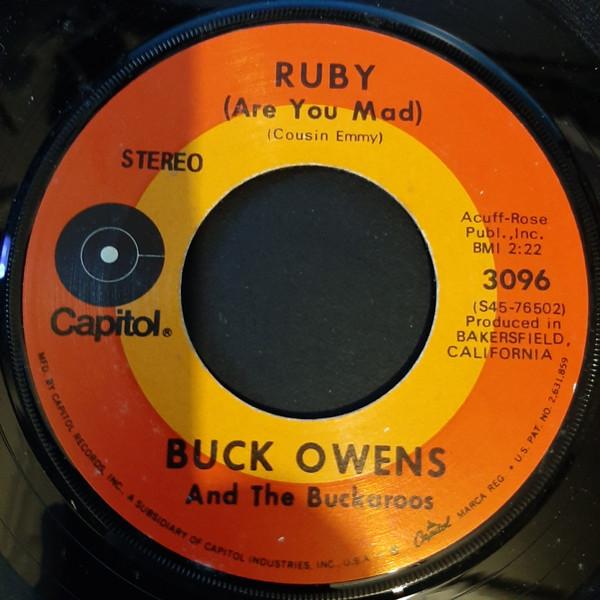 米7” Buck Owens &amp; The Buckaroos Ruby (Are You Mad) ...