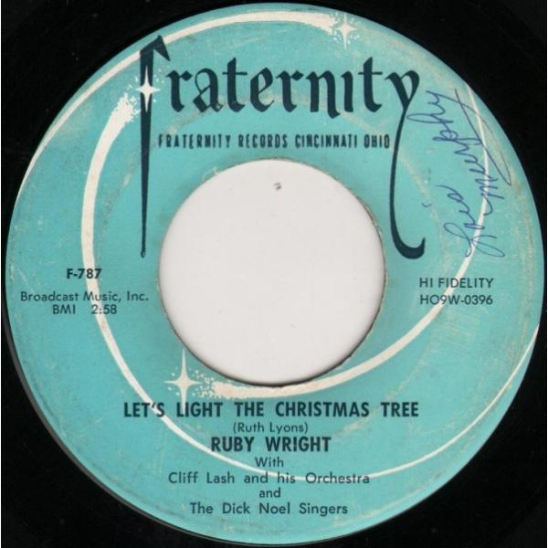 米7” Ruby Wright Lets Light The Christmas Tree / Me...