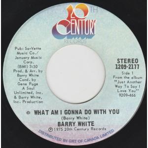 加7” Barry White What Am I Gonna Do With You 120921...