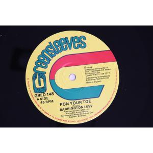 英12” Barrington Levy Pon Your Toe / Girl I Love You GRED145 Greensleeves Records /00250