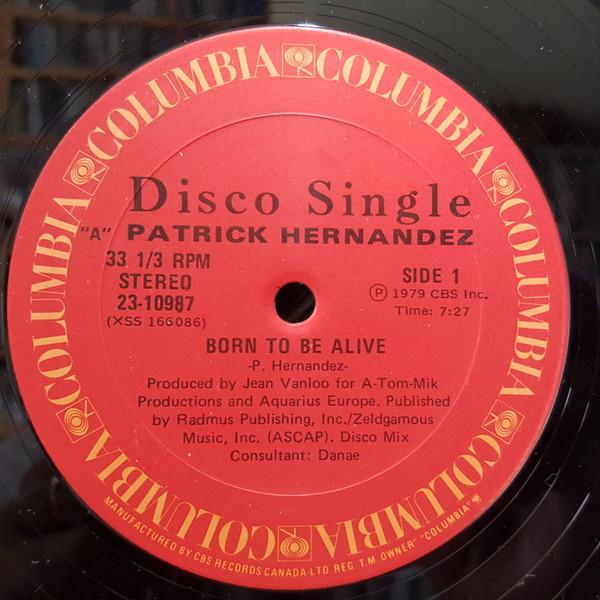 加12” Patrick Hernandez Born To Be Alive 2310987 Co...