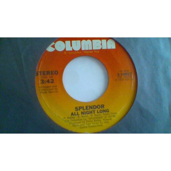 米7” Splendor All Night Long 310927 Columbia /00080