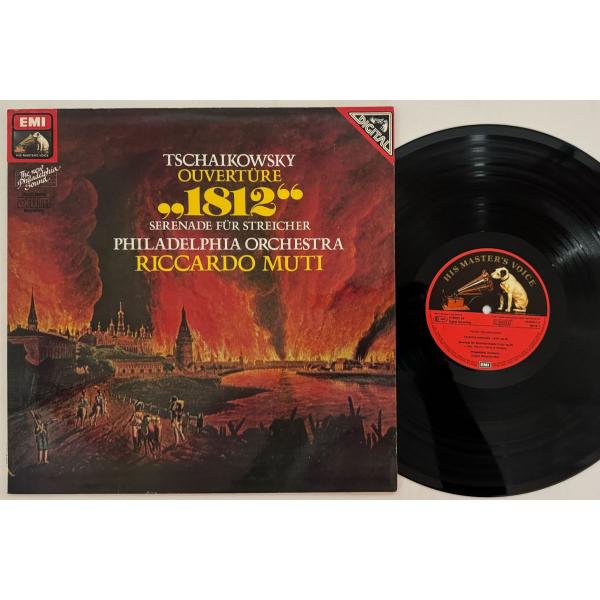 独LP リッカルド・ムーティ, フィラデ チャイコフスキー 序曲1812年, 作品49 / 弦楽のた...