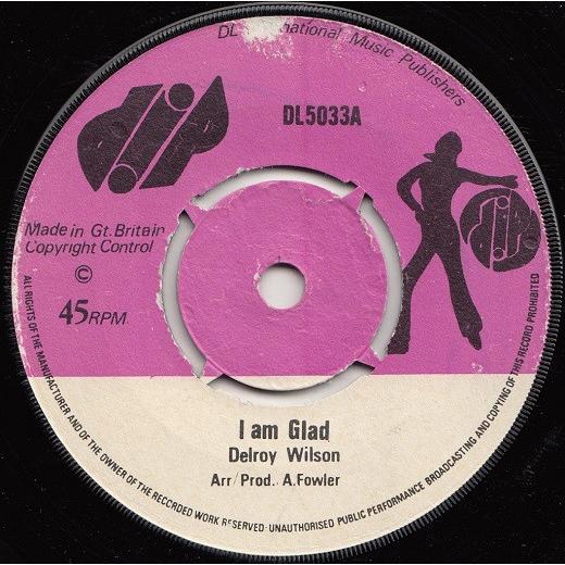 英7” Delroy Wilson I Am Glad DL5033 DIP /00080