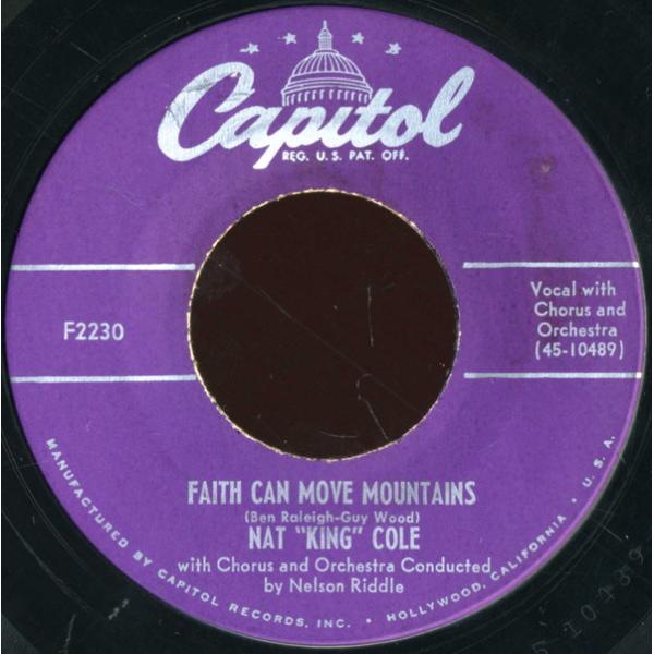 米7” Nat King Cole Faith Can Move Mountains / The R...