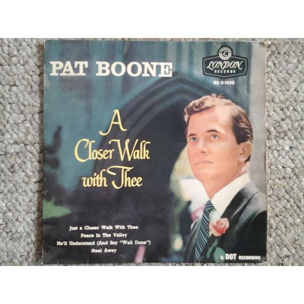 英7” Pat Boone A Closer Walk With THEE RED1095 LOND...