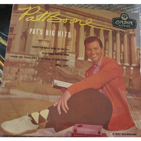 英7” Pat Boone Pats Big Hits RED1118 LONDON, LONDON...