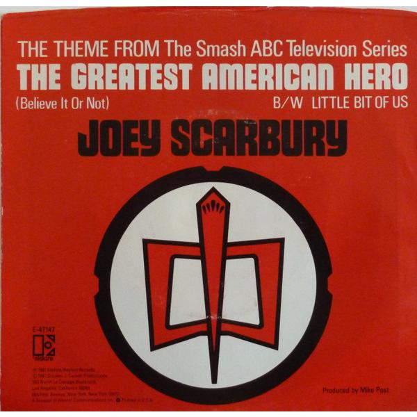 7” Joey Scarbury The Theme From ”The Greatest Amer...