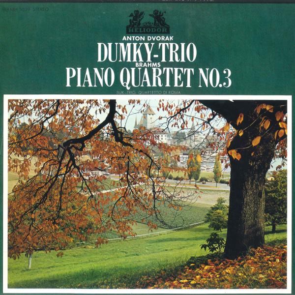 LP スーク三重奏団 / ローマ四重奏 ドヴォルザーク: ピアノ三重奏曲 第4番 ホ短調 作品90 ...