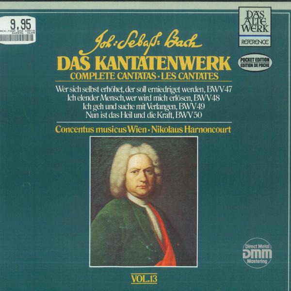 2discs LP ニコラウス・アーノンクール, ウ Jsバッハ カンタータ集 / 第47番-おのれ...