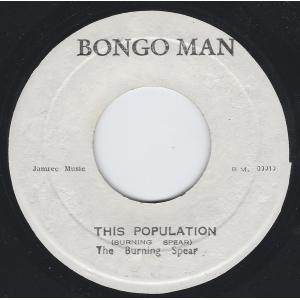 7” Burning Spear This Population BM00019 Bongo Man /00080