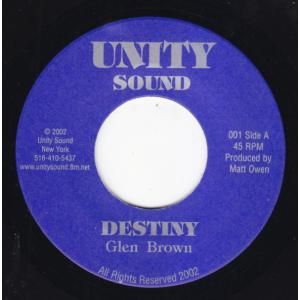 7” Glen Brown / Ranking Joe Destiny 001 Unity Soun...