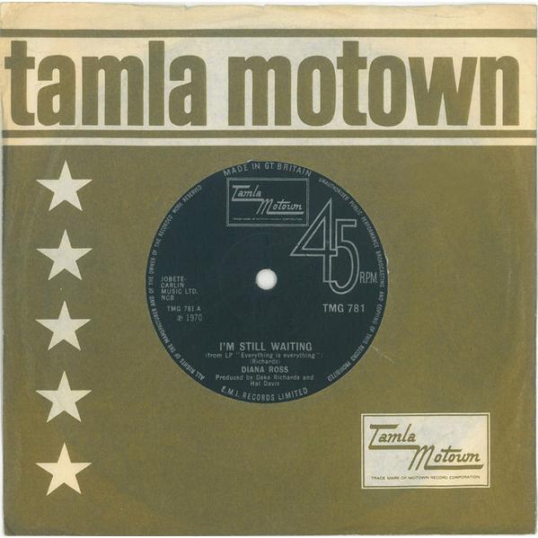 7” Diana Ross Im Still Waiting TMG781 Tamla Motown...