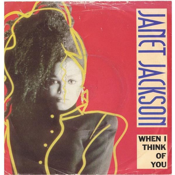 7” Janet Jackson When I Think Of You AM337 A&amp;M Rec...