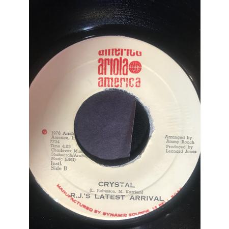 7” R.J.s Latest Arrival Crystal 7734 Ariola Record...