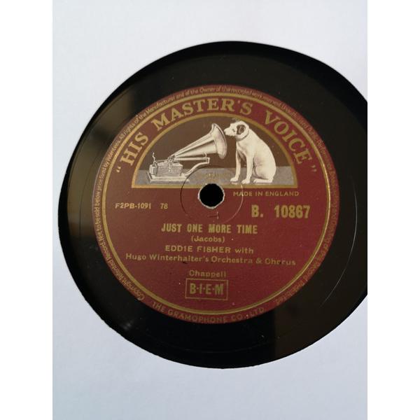 78RPM/SP Eddie Fisher, Hugo Winterhalte Just One M...