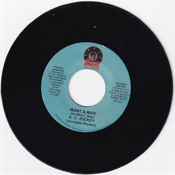 7” K.C. Jockey I Am A Jamaican / Want A Wife SSPI0...