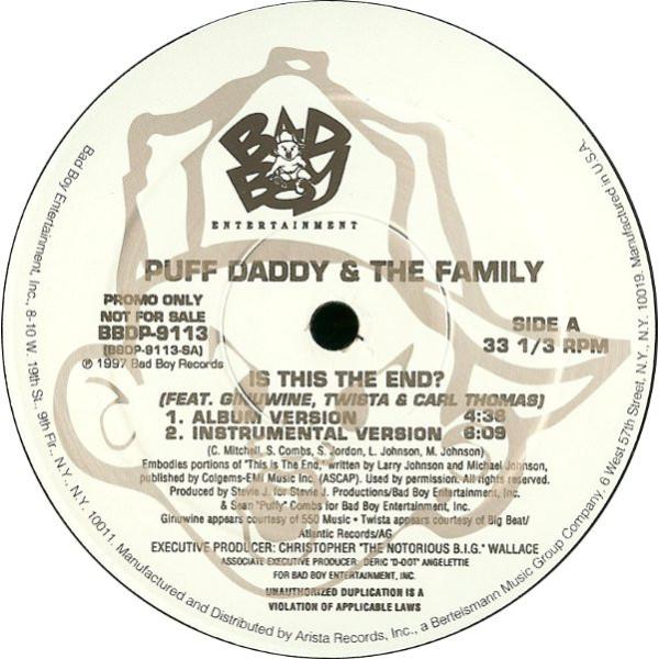 米12" Puff Daddy &amp; The Family Is This The End? / Pa...