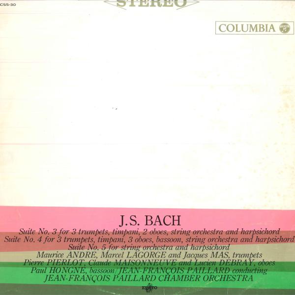 LP ジャン=フランソア パイヤール指揮/ジャン=フランソア パイヤール室内管弦楽団 J.s.バッハ...