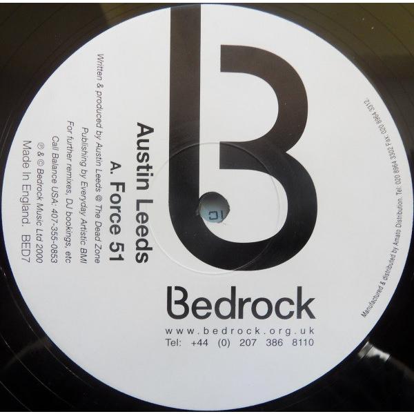 英12" Austin Leeds Force 51 BED7 Bedrock Records /0...