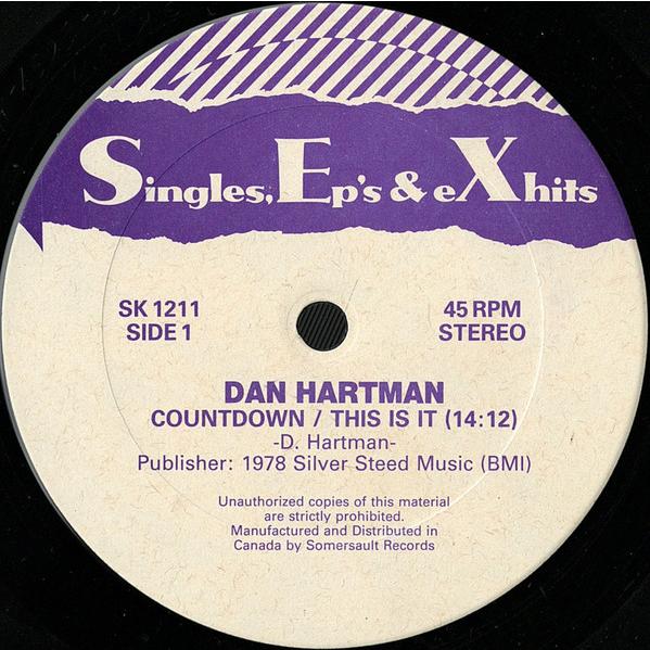 LP Dan Hartman Countdown / This Is It SK1211 Singl...