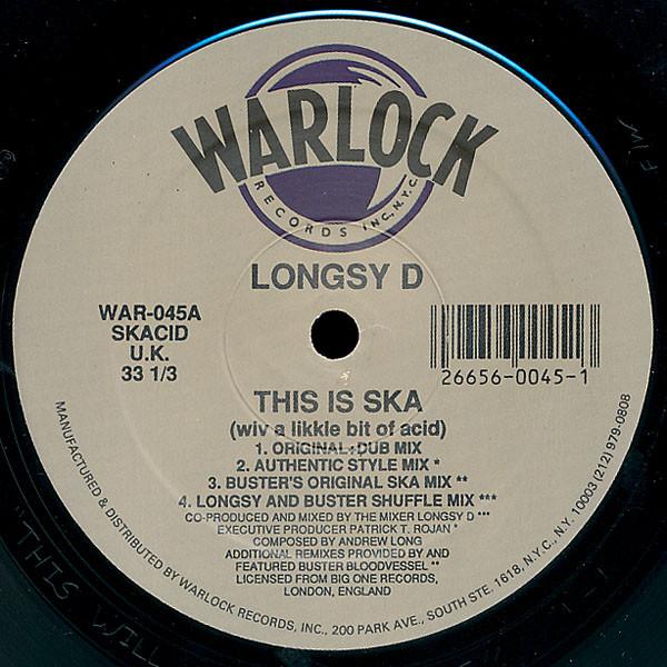 12” Longsy D This Is Ska WAR045 WARLOCK /00250