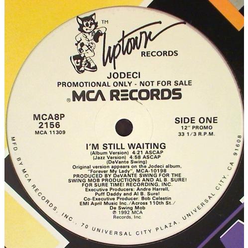 12” Jodeci Im Still Waiting MCA8P2156 Uptown Recor...