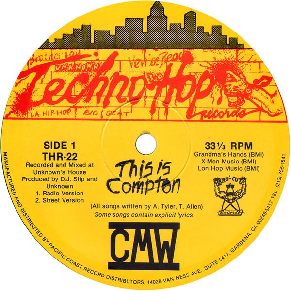 12” CMW This Is Compton THR22 Techno Hop Records /...