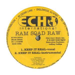 12” Ram Squad Keep It Real / When &amp; Where ECHO1256...