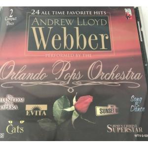 2discs CD Orlando Pops Orchestra, Margue 24 All Time Favourite Hits Andrew Lloyd Webber Perf WTV20202 Madacy Entertainment 未開封 /00
