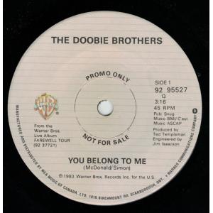 7” Doobie Brothers You Belong To Me 9295527PROMO W...