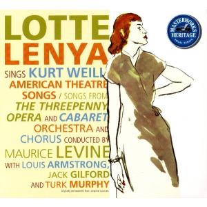 CD Lotte Lenya Lotte Lenya Sings Kurt Weill (American Theatre Song MHK60647 Sony Classical /00110