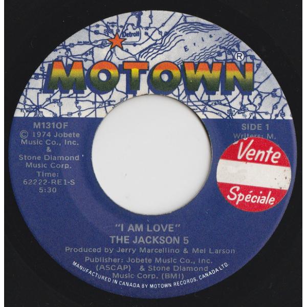 7” Jackson 5 I Am Love M1310F Motown /00080