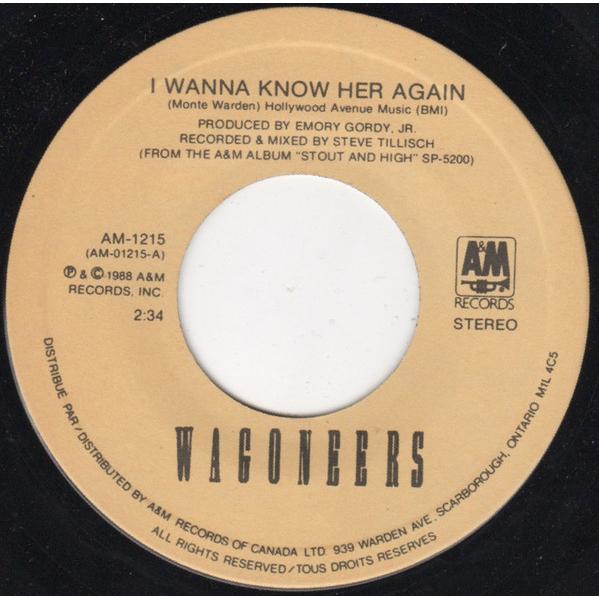 7” Wagoneers I Wanna Know Her Again AM1215 A&amp;M Rec...