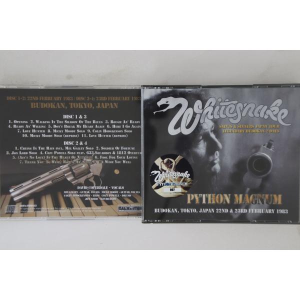 4discs CD Whitesnake Python Magnum CALM&amp;STORM023 C...