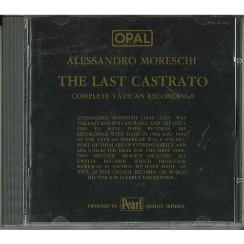 英CD MORESCHI THE LAST CASTRATO  /00110