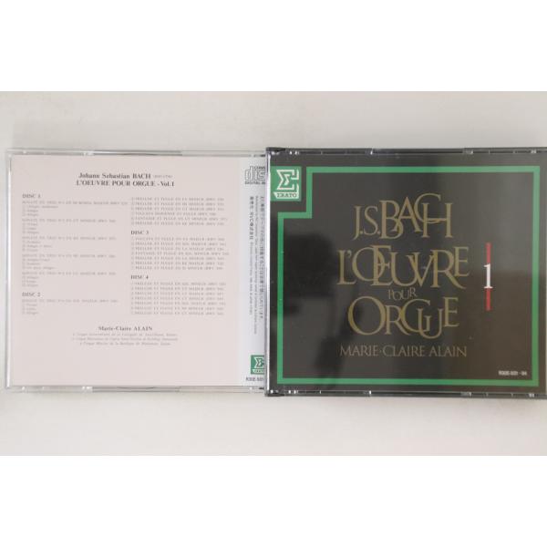 4CD Marie Claire Alain J.s. Bach Loeuvre Pour Orgu...