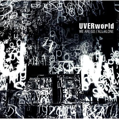 2CD UVERworld WE ARE GO/ALL ALONE(初回生産限定盤)(DVD付)  ...