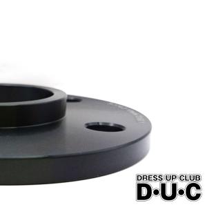 ハブ付10mm 一回り大きな外径  ハブ付スペーサー10mm2枚 [5-114.3][5-100]73⇒60/66/67/56 高強度アルミ鍛造ブラックアルマイト